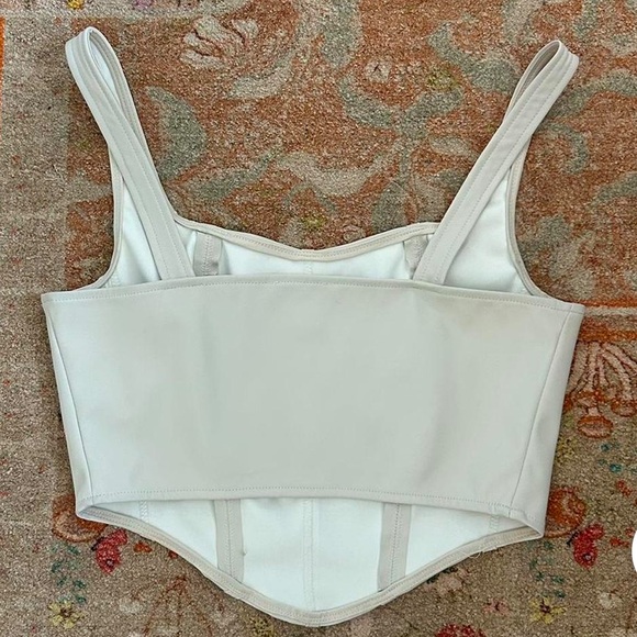 Sincerely Jules for Bandier Women's White and Cream Corset - Picture 2 of 4